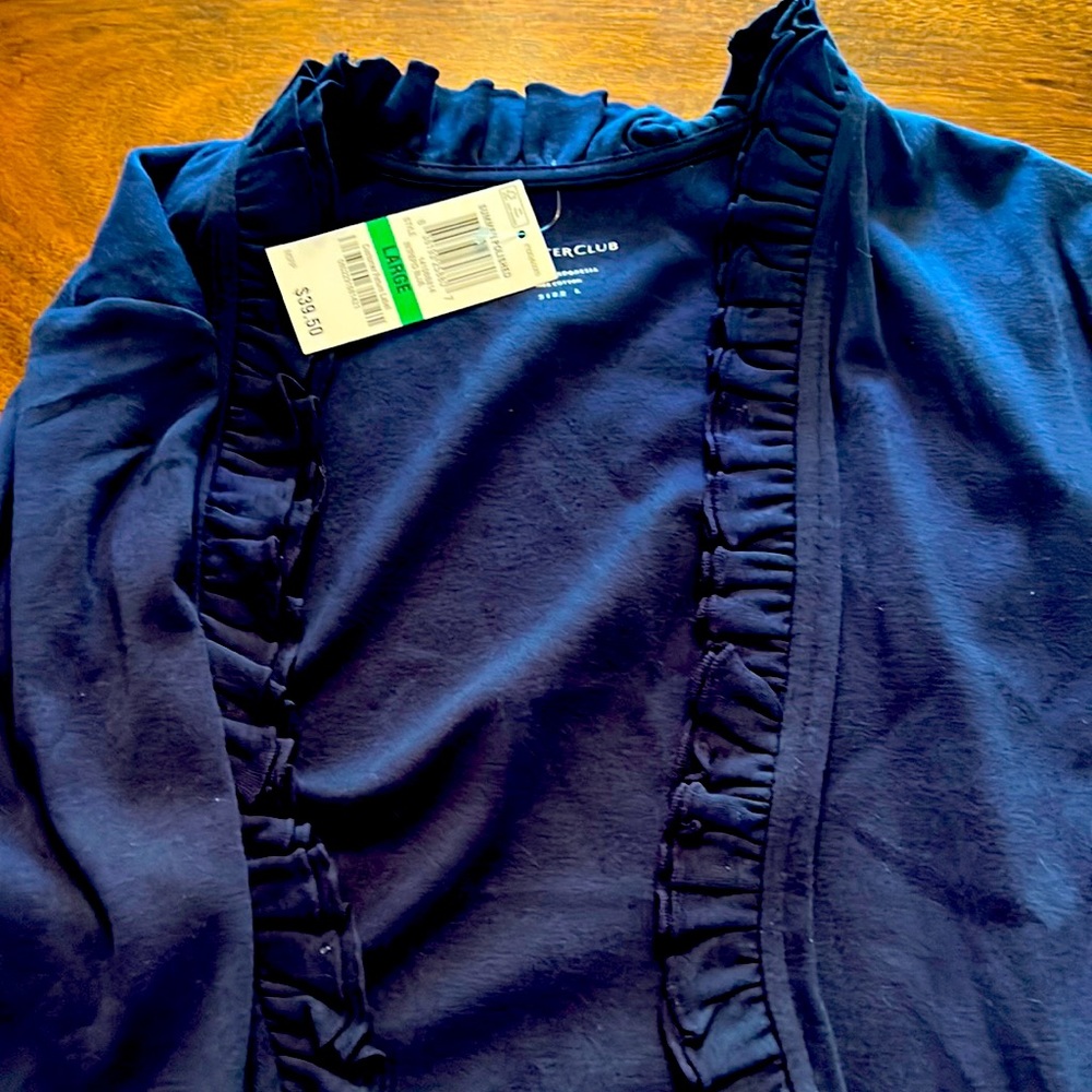 Navy cardigan